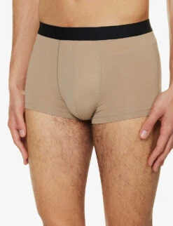 HANRO Elasticated-waist Mid-rise, Stretch-woven Boxer Briefs 7 HANRO Elasticated-waist Mid-rise, Stretch-woven Boxer Briefs -Outlet Daily Tops Store R04160661 COIN ALT03