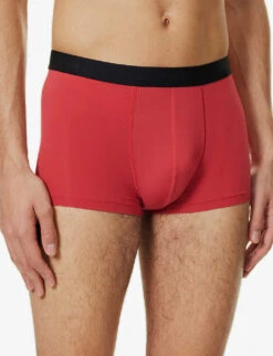 HANRO Mid-rise Stretch-woven Boxer Briefs -Outlet Daily Tops Store R04160663 AMARANTH ALT03