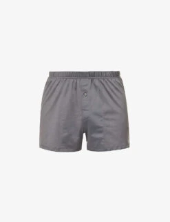 HANRO Buttoned Cotton Boxer Briefs