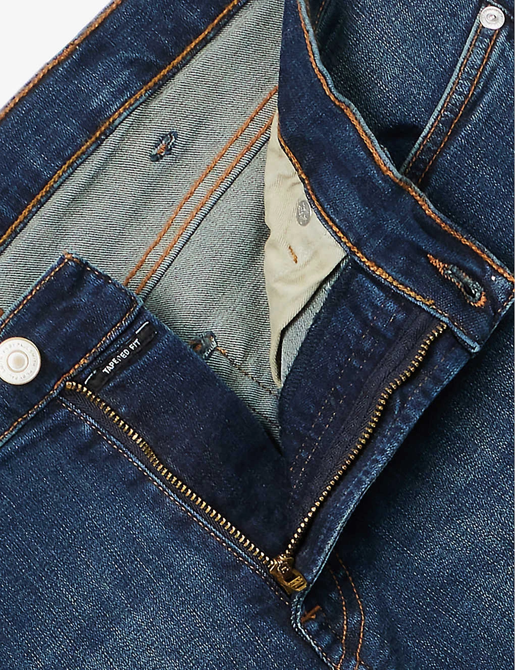 Branded-hardware Faded-wash Regular Fit Recycled-polyester And Organic Denim-blend Jeans 7 Branded-hardware Faded-wash Regular Fit Recycled-polyester And Organic Denim-blend Jeans - Image 7