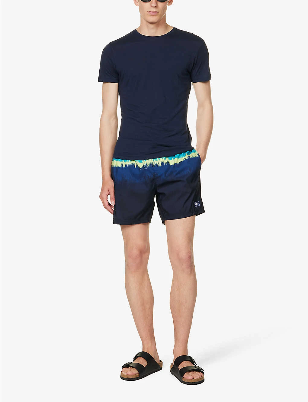 Speedo Watershort 40cm Abstract-print Recycled-polyester Swim Shorts 2 Speedo Watershort 40cm Abstract-print Recycled-polyester Swim Shorts - Image 2