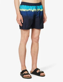 Speedo Watershort 40cm Abstract-print Recycled-polyester Swim Shorts 7 Speedo Watershort 40cm Abstract-print Recycled-polyester Swim Shorts -Outlet Daily Tops Store R04163356 NAVYBLUEAQSPRITZ ALT02