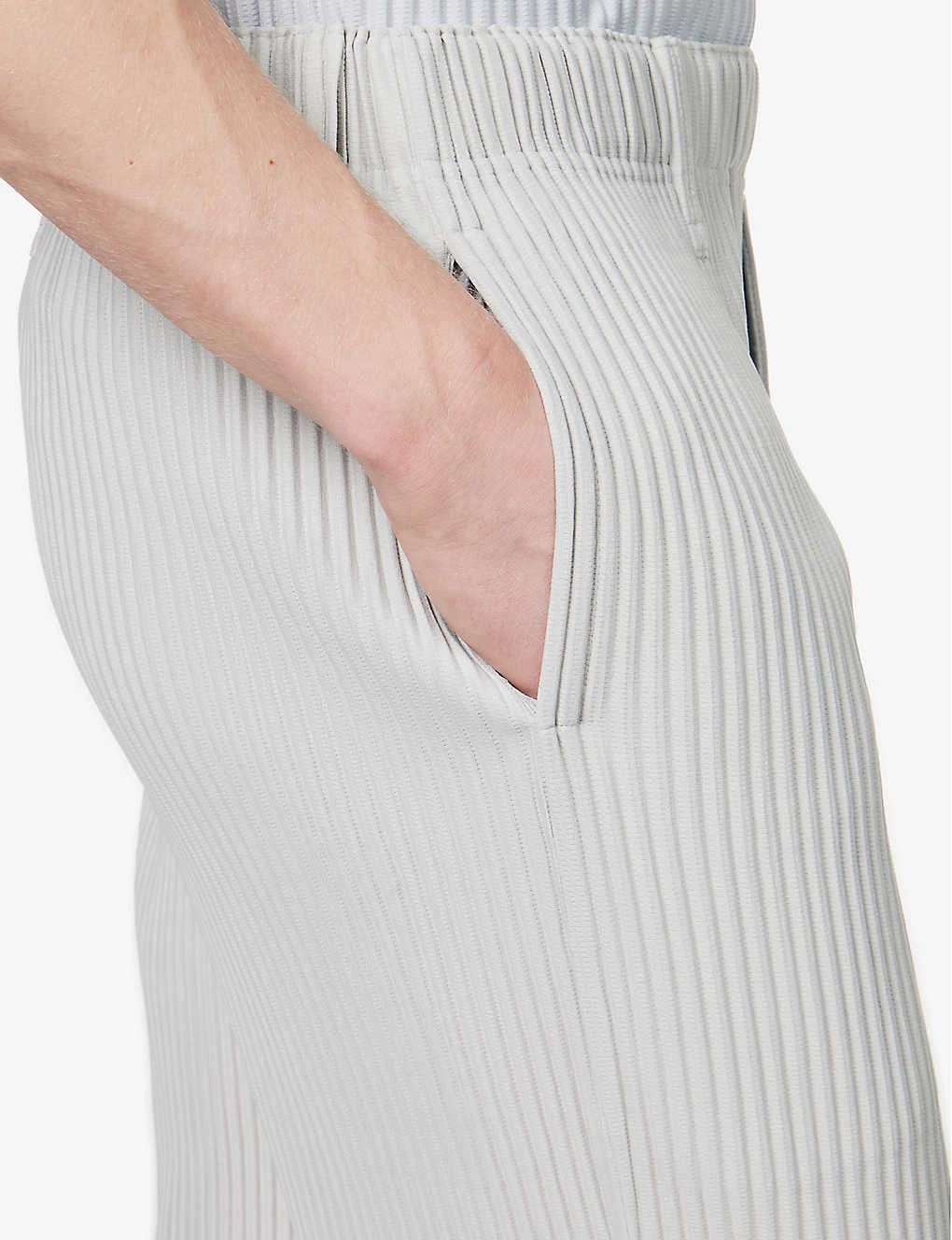 Basics Pleated Straight-leg Regular-fit Knitted Trousers 5 Basics Pleated Straight-leg Regular-fit Knitted Trousers - Image 5