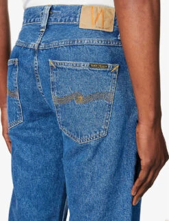 Nudie Jeans Gritty Jackson Regular-fit Straight-leg Recycled-cotton Denim Jeans -Outlet Daily Tops Store R04165215 90SSTONE ALT05