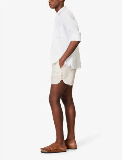 Runner Contrast-piping Regular-fit Recycled-nylon Shorts -Outlet Daily Tops Store R04165458 IVORY10 ALT01