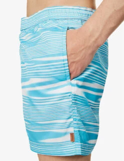Missoni Abstract-pattern Relaxed-fit Swim Shorts 9 Missoni Abstract-pattern Relaxed-fit Swim Shorts -Outlet Daily Tops Store R04165474 WHITEBLUE ALT04