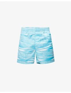 Missoni Abstract-pattern Relaxed-fit Swim Shorts