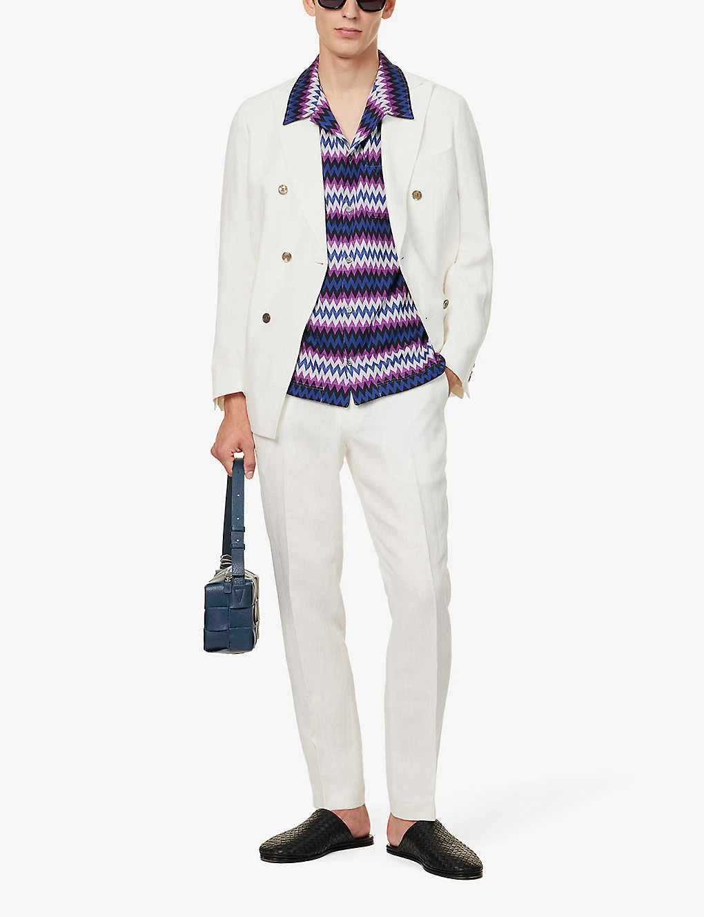 Missoni Zigzag-print Relaxed-fit Cotton-jersey Shirt 2 Missoni Zigzag-print Relaxed-fit Cotton-jersey Shirt - Image 2