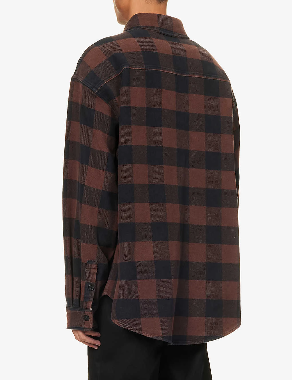 Palm Angels Mono Brand-motif Oversized-fit Cotton Shirt 4 Palm Angels Mono Brand-motif Oversized-fit Cotton Shirt - Image 4