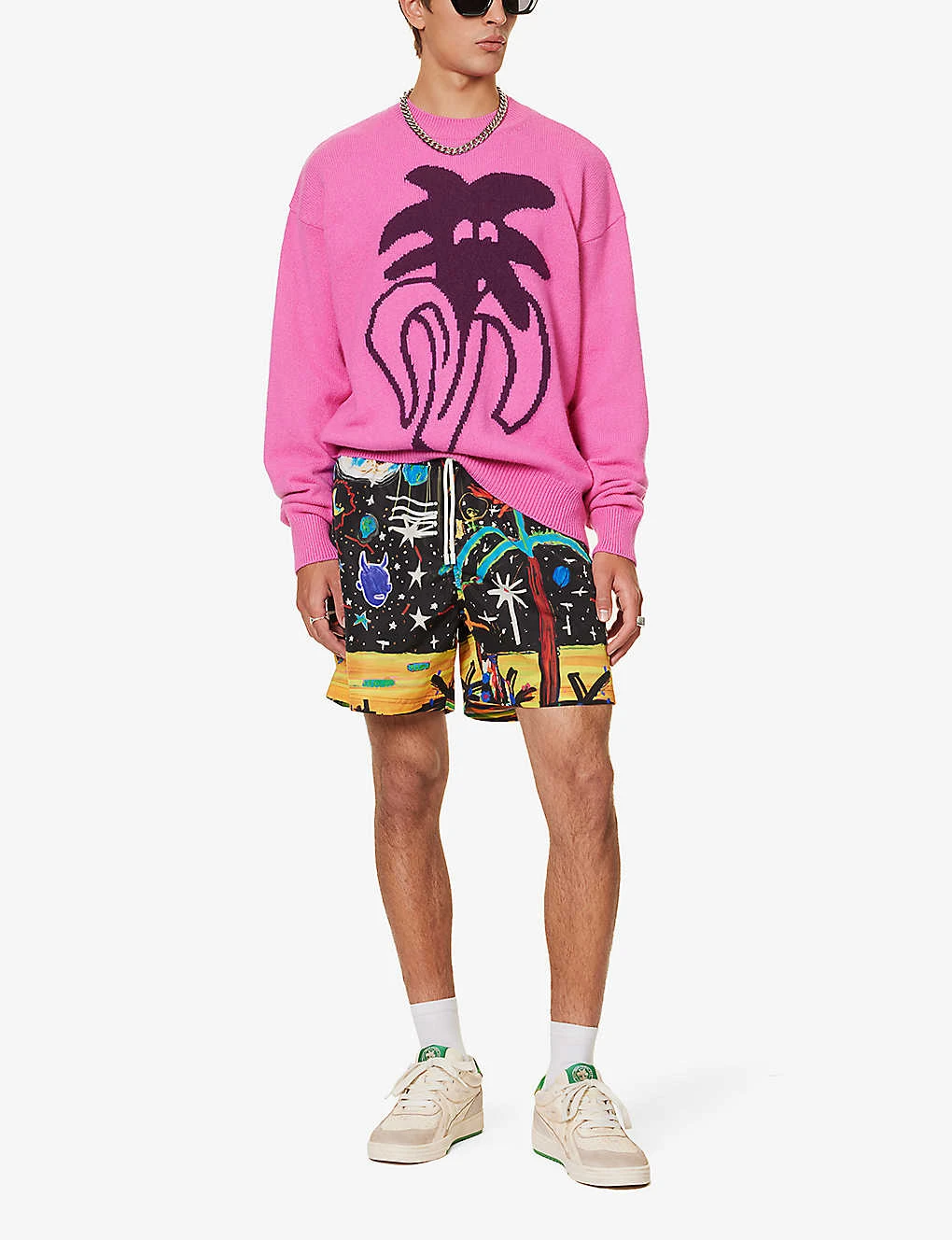 Palm Angels Starry Night Graphic-print Swim Shorts 2 Palm Angels Starry Night Graphic-print Swim Shorts - Image 2