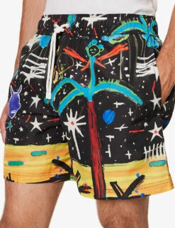 Palm Angels Starry Night Graphic-print Swim Shorts 9 Palm Angels Starry Night Graphic-print Swim Shorts -Outlet Daily Tops Store R04166064 BLACKMULTICOLOUR ALT04