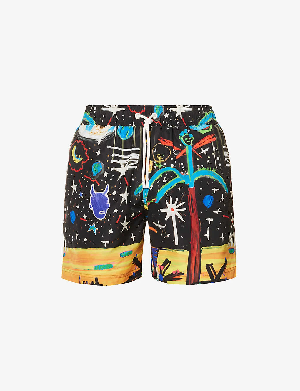 Palm Angels Starry Night Graphic-print Swim Shorts 1 Palm Angels Starry Night Graphic-print Swim Shorts