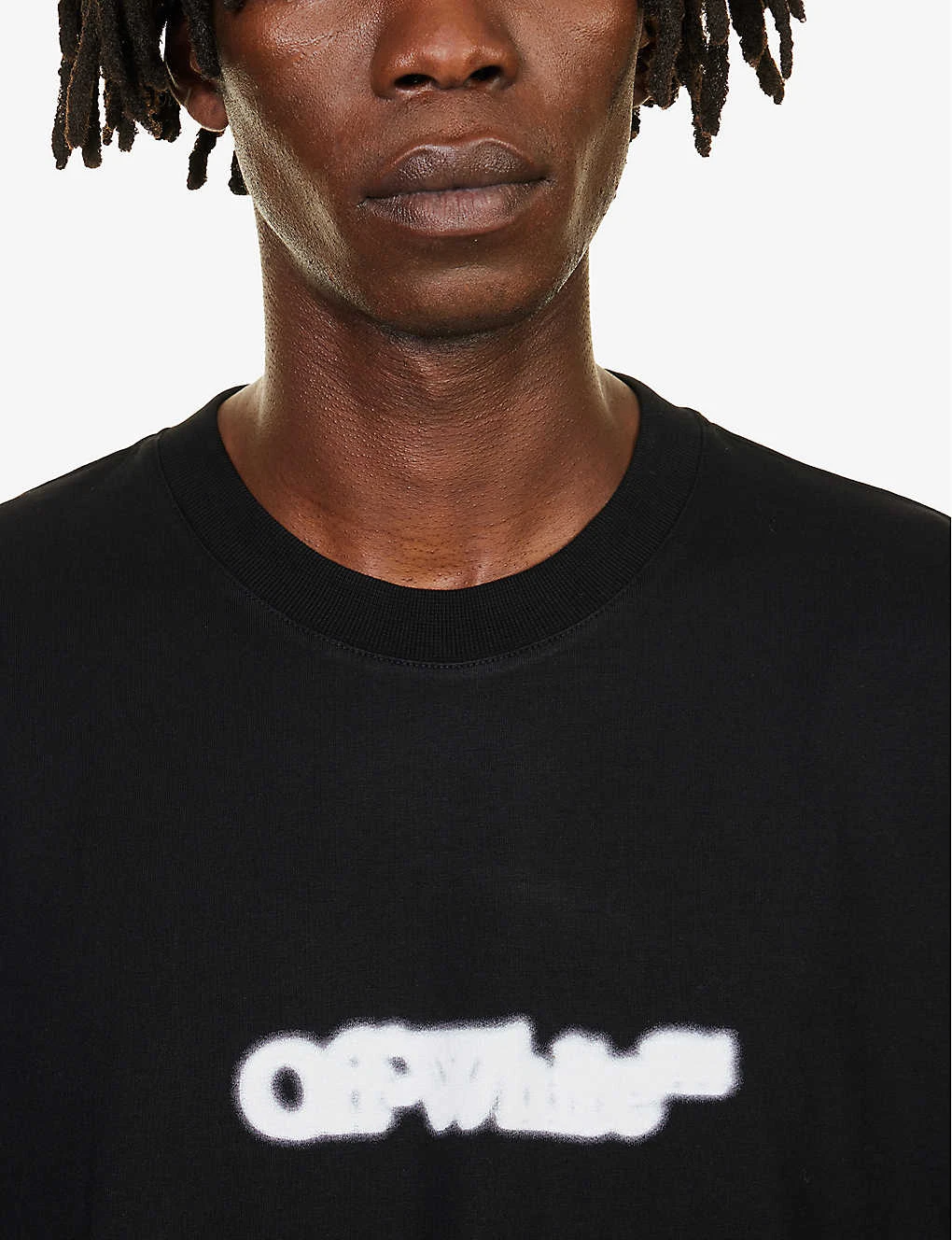 Blurred-logo Relaxed-fit Cotton-jersey T-shirt 5 Blurred-logo Relaxed-fit Cotton-jersey T-shirt - Image 5