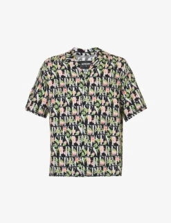 Represent Floral Graphic-print Relaxed-fit Cotton-jersey T-shirt