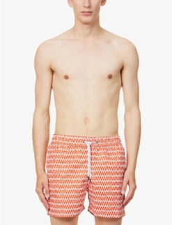 Graphic-print Recycled-polyester Swim Shorts -Outlet Daily Tops Store R04167458 PAPRIKA ALT02