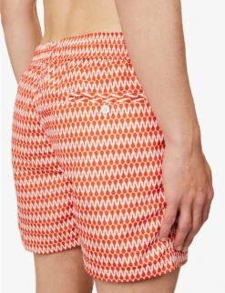 Graphic-print Recycled-polyester Swim Shorts -Outlet Daily Tops Store R04167458 PAPRIKA ALT04