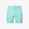 Geometric-print Regular-fit Recycled-polyester Swim Shorts