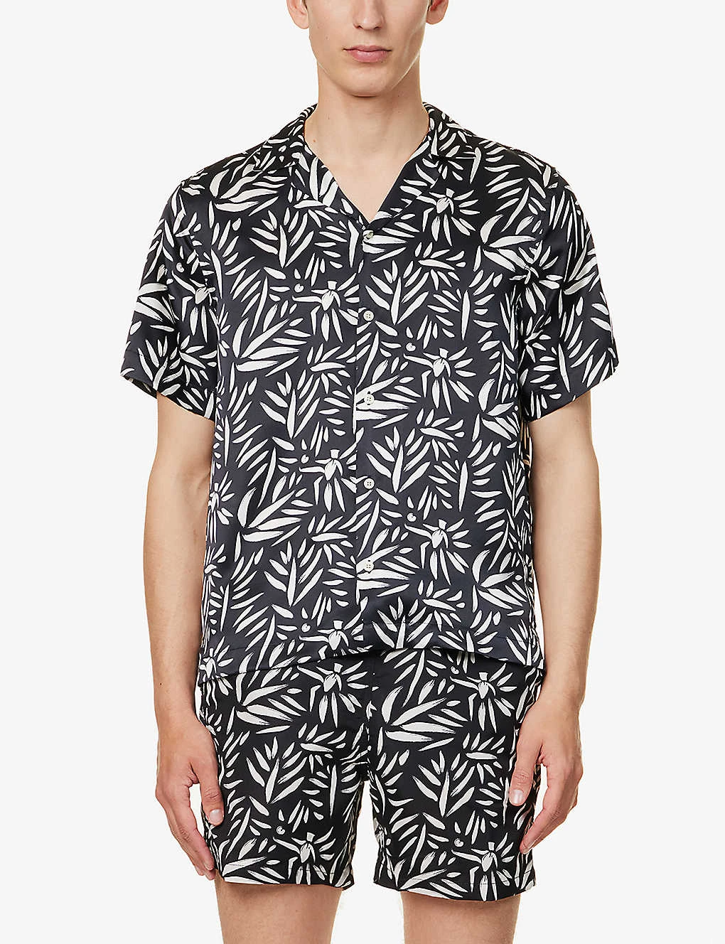 Abstract-print Regular-fit Silk Shirt 3 Abstract-print Regular-fit Silk Shirt - Image 3