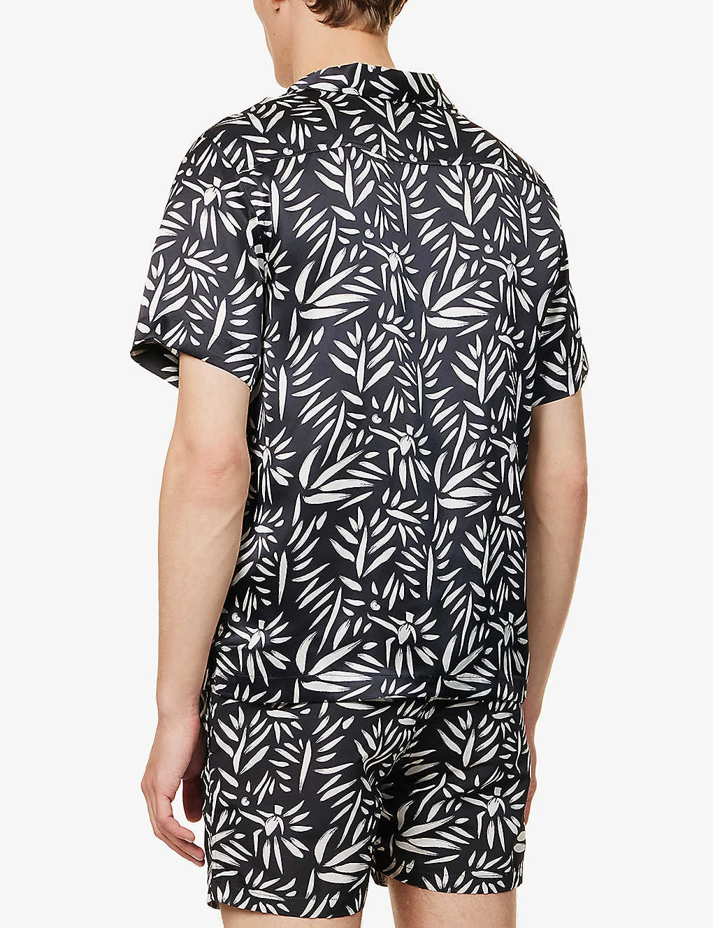 Abstract-print Regular-fit Silk Shirt 4 Abstract-print Regular-fit Silk Shirt - Image 4