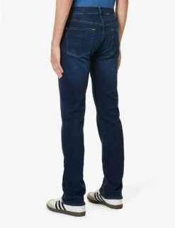 7 For All Mankind Standard Brand-patch Regular-fit Stretch-denim Jeans 9 7 For All Mankind Standard Brand-patch Regular-fit Stretch-denim Jeans -Outlet Daily Tops Store R04167697 DARKBLUE ALT03