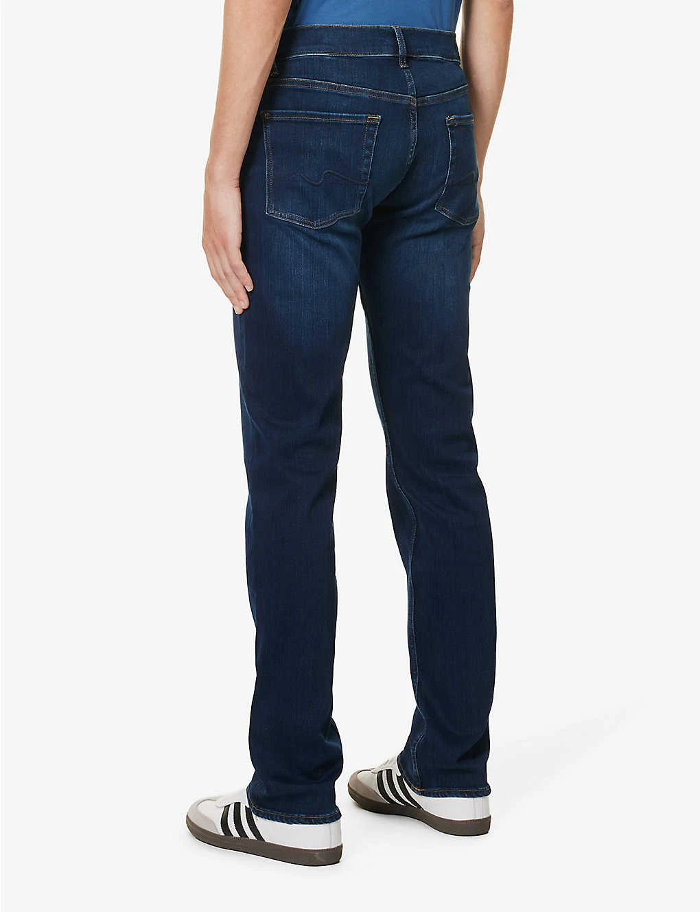 7 For All Mankind Standard Brand-patch Regular-fit Stretch-denim Jeans 4 7 For All Mankind Standard Brand-patch Regular-fit Stretch-denim Jeans - Image 4