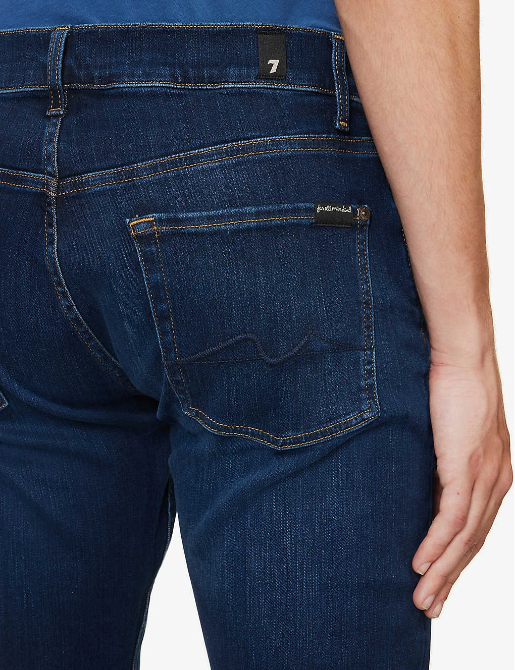 7 For All Mankind Standard Brand-patch Regular-fit Stretch-denim Jeans 5 7 For All Mankind Standard Brand-patch Regular-fit Stretch-denim Jeans - Image 5