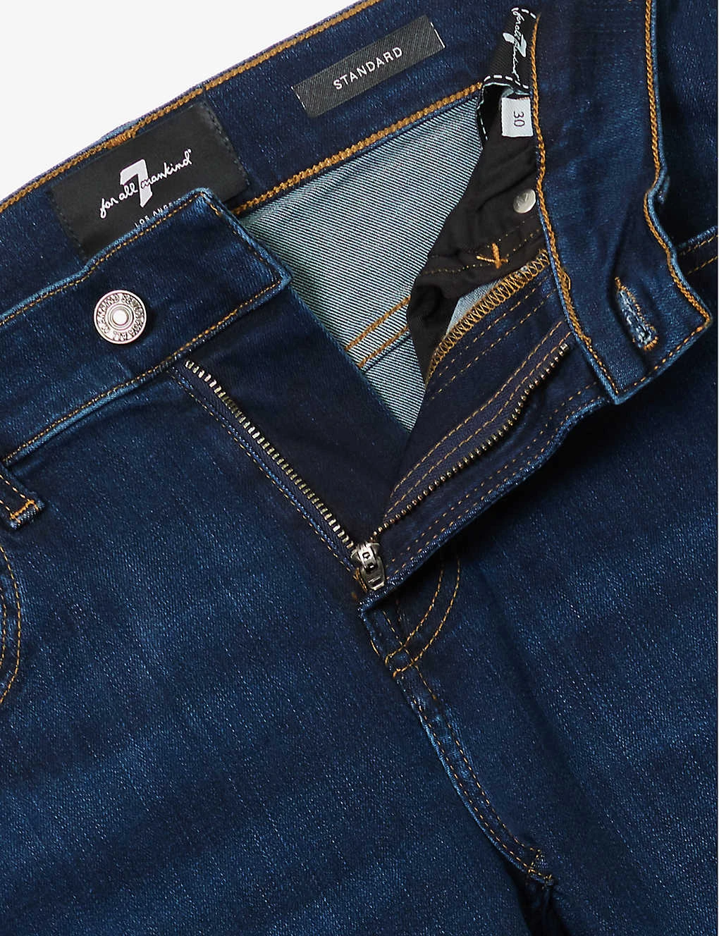 7 For All Mankind Standard Brand-patch Regular-fit Stretch-denim Jeans 6 7 For All Mankind Standard Brand-patch Regular-fit Stretch-denim Jeans - Image 6