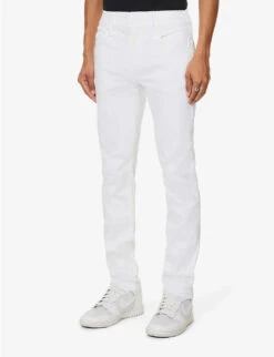 True Religion Rocco Relaxed-fit Skinny-leg Stretch-denim Jeans 7 True Religion Rocco Relaxed-fit Skinny-leg Stretch-denim Jeans -Outlet Daily Tops Store R04168089 OPTICWHITE ALT02