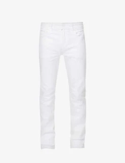True Religion Rocco Relaxed-fit Skinny-leg Stretch-denim Jeans