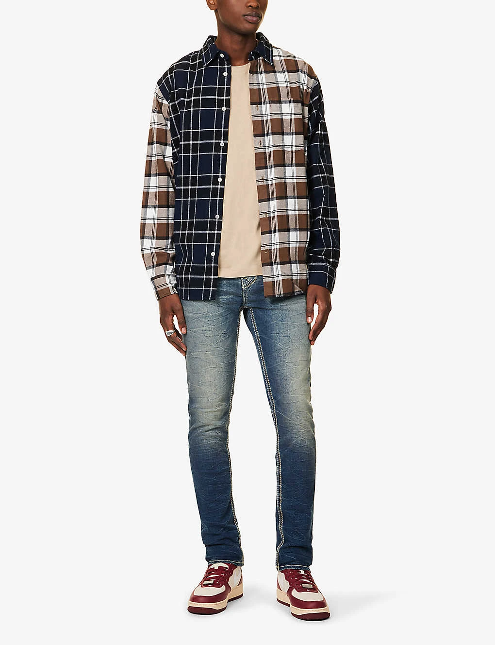 True Religion Rocco Faded-wash Brand-embroidered Skinny Stretch-cotton Jeans 2 True Religion Rocco Faded-wash Brand-embroidered Skinny Stretch-cotton Jeans - Image 2