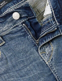 True Religion Rocco Faded-wash Brand-embroidered Skinny Stretch-cotton Jeans 13 True Religion Rocco Faded-wash Brand-embroidered Skinny Stretch-cotton Jeans -Outlet Daily Tops Store R04168104 MINERDARKDARKWASH ALT06