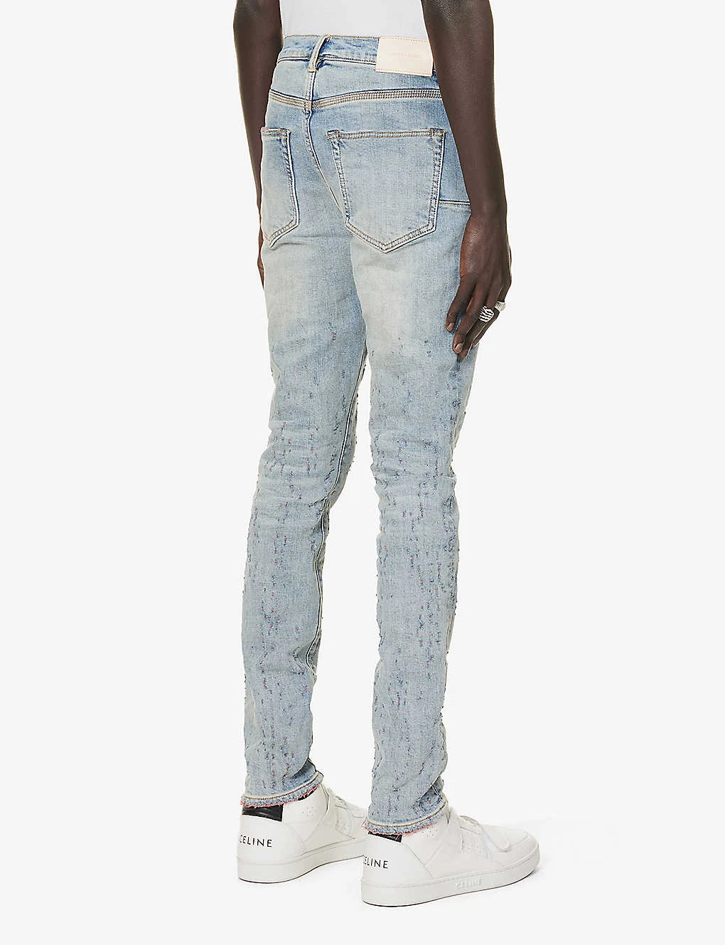 Distressed Low-rise Slim-fit Stretch-denim Jeans 4 Distressed Low-rise Slim-fit Stretch-denim Jeans - Image 4