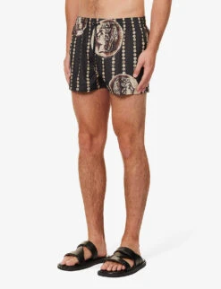 Dolce & Gabbana Graphic-print Regular-fit Swim Shorts -Outlet Daily Tops Store R04168688 MULTI ALT02