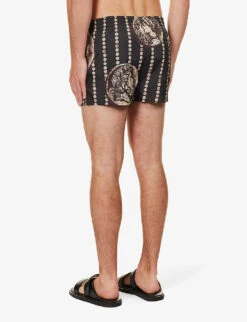 Dolce & Gabbana Graphic-print Regular-fit Swim Shorts -Outlet Daily Tops Store R04168688 MULTI ALT03