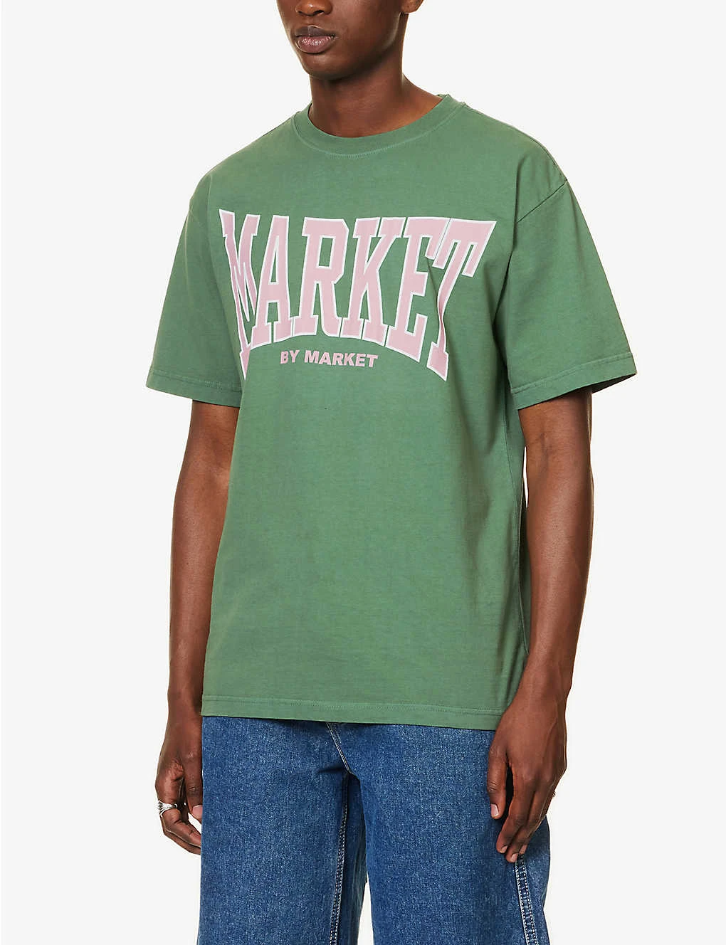 MARKET Persistent Brand-print Regular-fit Cotton-jersey T-shirt 3 MARKET Persistent Brand-print Regular-fit Cotton-jersey T-shirt - Image 3