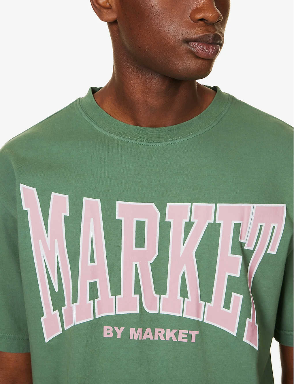 MARKET Persistent Brand-print Regular-fit Cotton-jersey T-shirt 5 MARKET Persistent Brand-print Regular-fit Cotton-jersey T-shirt - Image 5