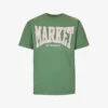 MARKET Persistent Brand-print Regular-fit Cotton-jersey T-shirt