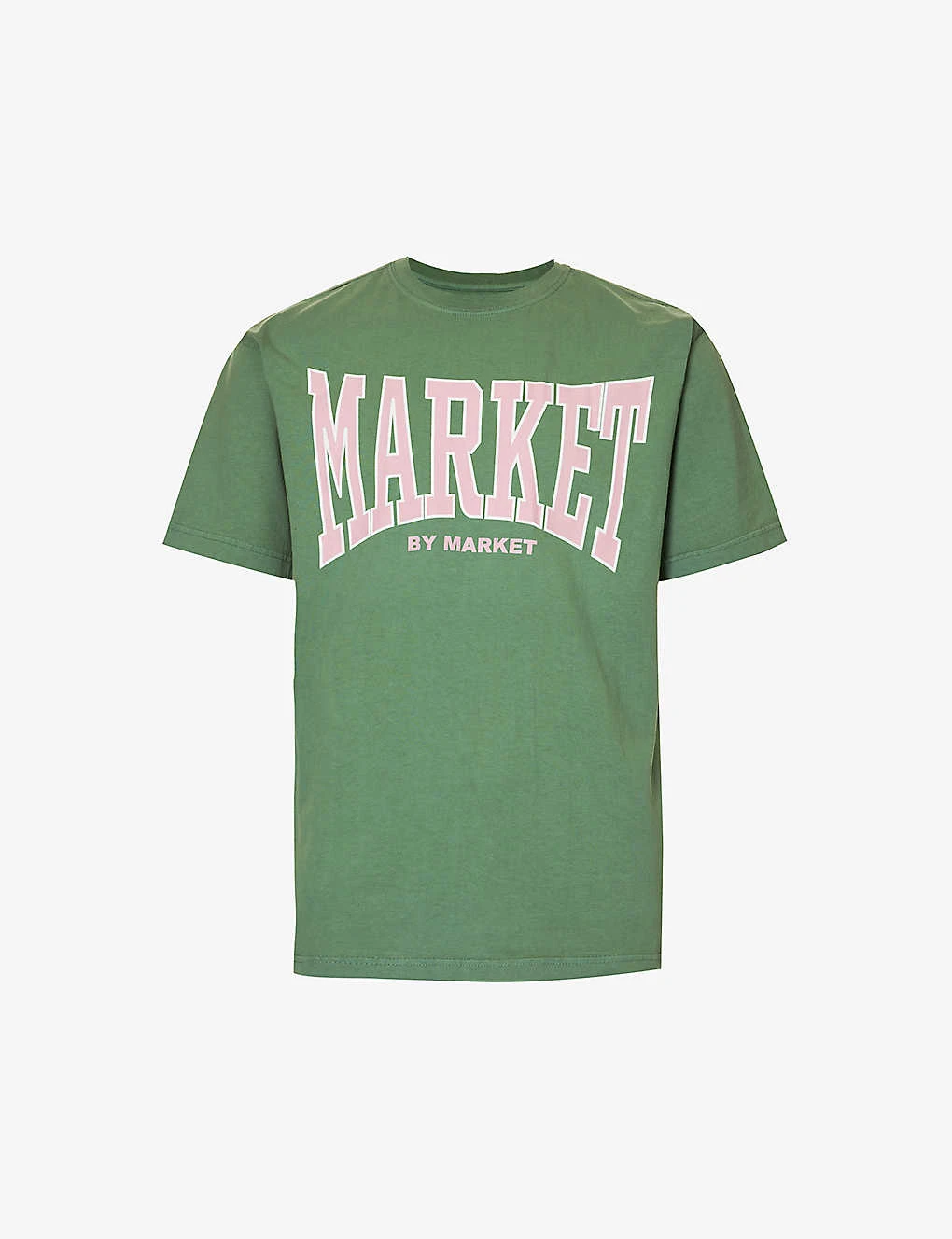 MARKET Persistent Brand-print Regular-fit Cotton-jersey T-shirt 1 MARKET Persistent Brand-print Regular-fit Cotton-jersey T-shirt