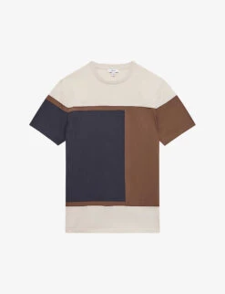 Reiss Holborn Colourblock Cotton T-shirt