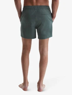 Reiss Beach Drawstring-waist Stretch-woven Swim Shorts -Outlet Daily Tops Store R04169166 DARKSAGE ALT03