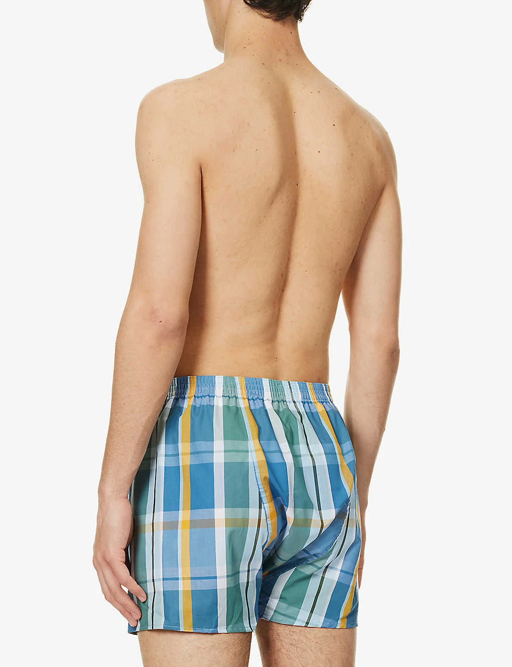 Ledbury 65 Check-print Cotton-poplin Boxer Short 3 Ledbury 65 Check-print Cotton-poplin Boxer Short - Image 3