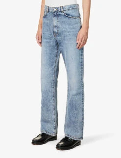 Flared-leg Mid-rise Organic Stretch-denim Jeans 8 Flared-leg Mid-rise Organic Stretch-denim Jeans -Outlet Daily Tops Store R04171484 VINTAGE97 ALT02