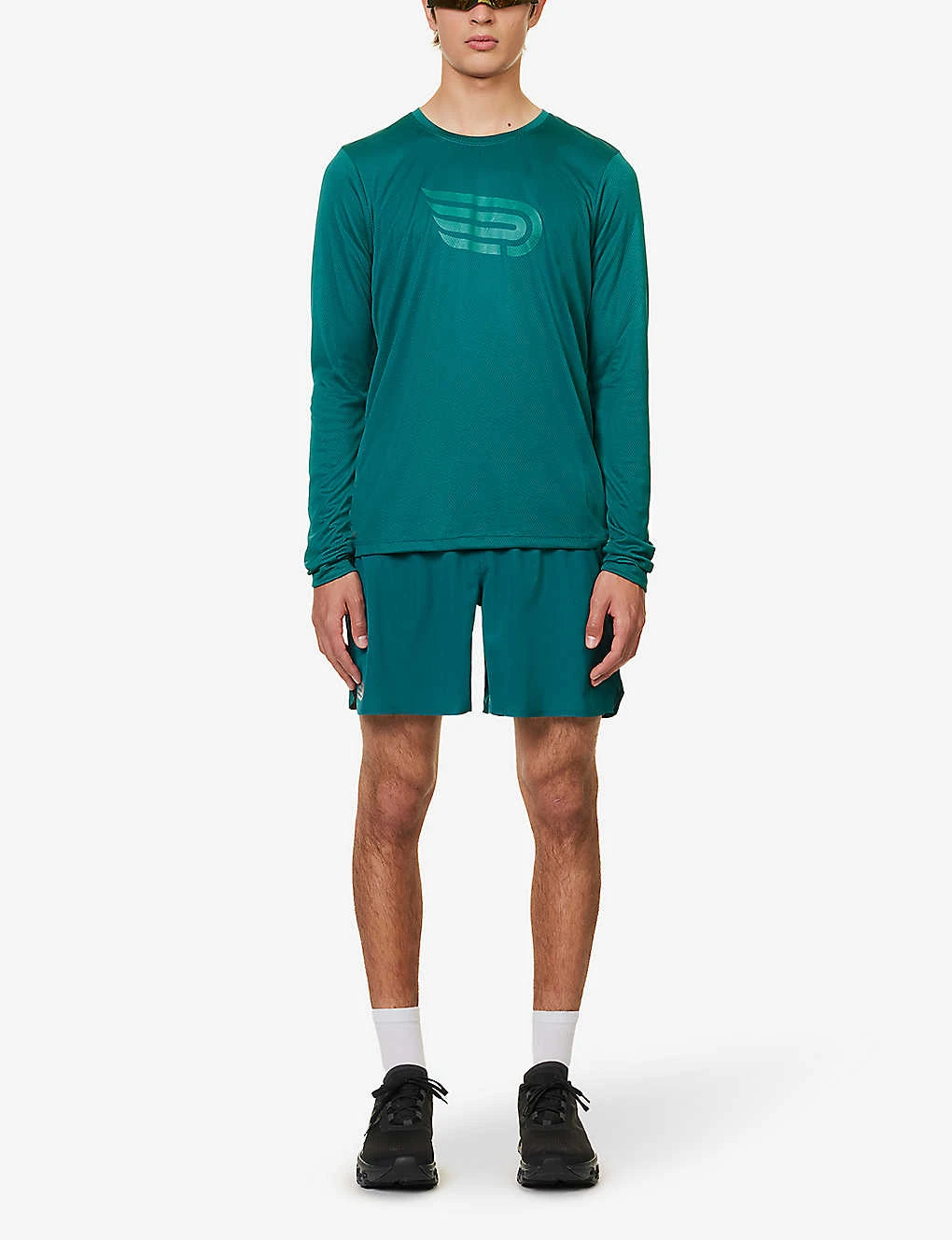 Pressio Elite Branded-print Recycled-polyester Blend Shorts 2 Pressio Elite Branded-print Recycled-polyester Blend Shorts - Image 2