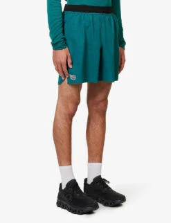 Pressio Elite Branded-print Recycled-polyester Blend Shorts 7 Pressio Elite Branded-print Recycled-polyester Blend Shorts -Outlet Daily Tops Store R04172901 SPRUCE ALT02