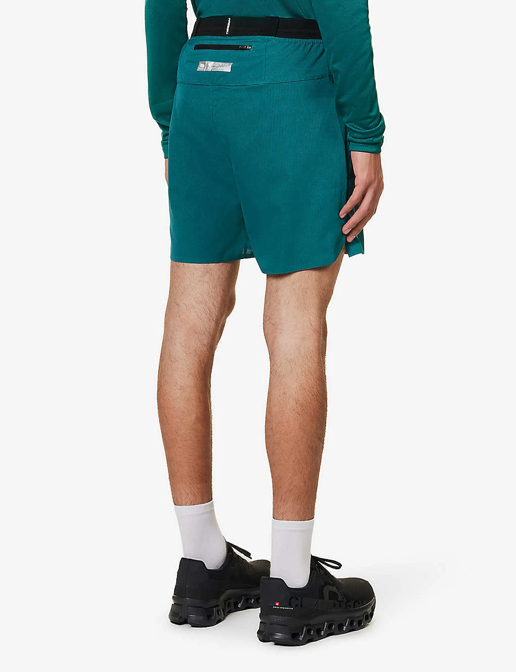 Pressio Elite Branded-print Recycled-polyester Blend Shorts 4 Pressio Elite Branded-print Recycled-polyester Blend Shorts - Image 4