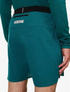 Pressio Elite Branded-print Recycled-polyester Blend Shorts 9 Pressio Elite Branded-print Recycled-polyester Blend Shorts -Outlet Daily Tops Store R04172901 SPRUCE ALT04