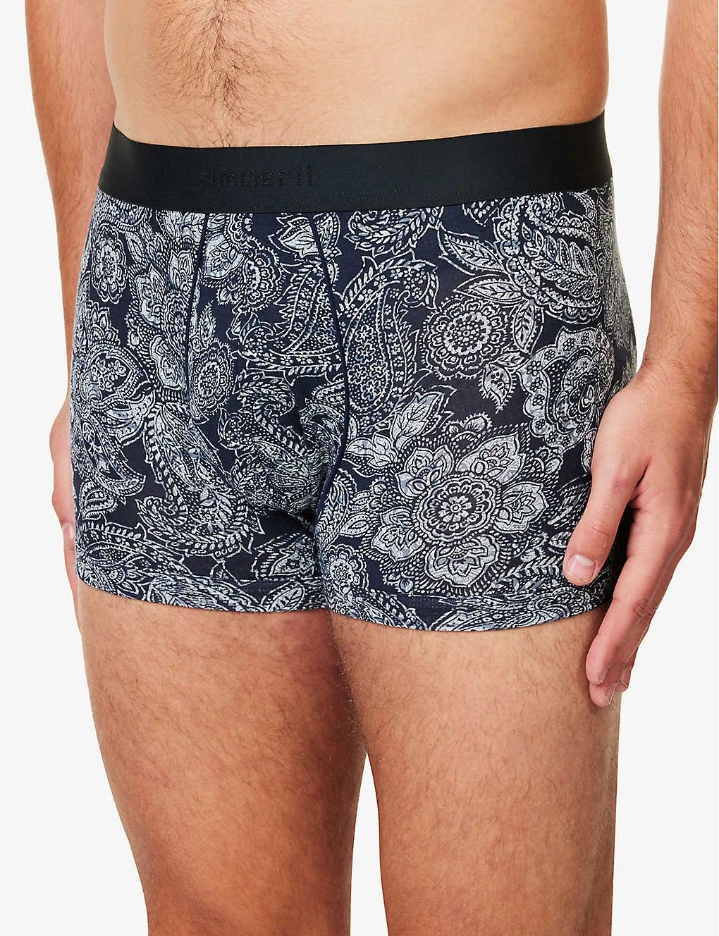 Paisley-print Mid-rise Stretch-jersey Boxers 4 Paisley-print Mid-rise Stretch-jersey Boxers - Image 4
