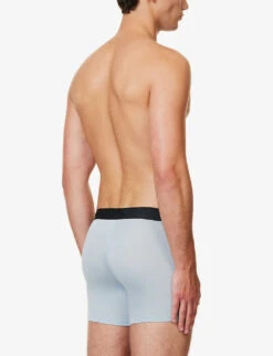 Pureness Logo-waistband Stretch-jersey Boxers -Outlet Daily Tops Store R04173765 SKYBLUE ALT02