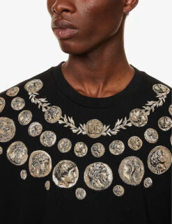 Dolce & Gabbana Graphic-print Boxy-fit Cotton-jersey T-shirt -Outlet Daily Tops Store R04174020 MONETEFDONERO ALT04