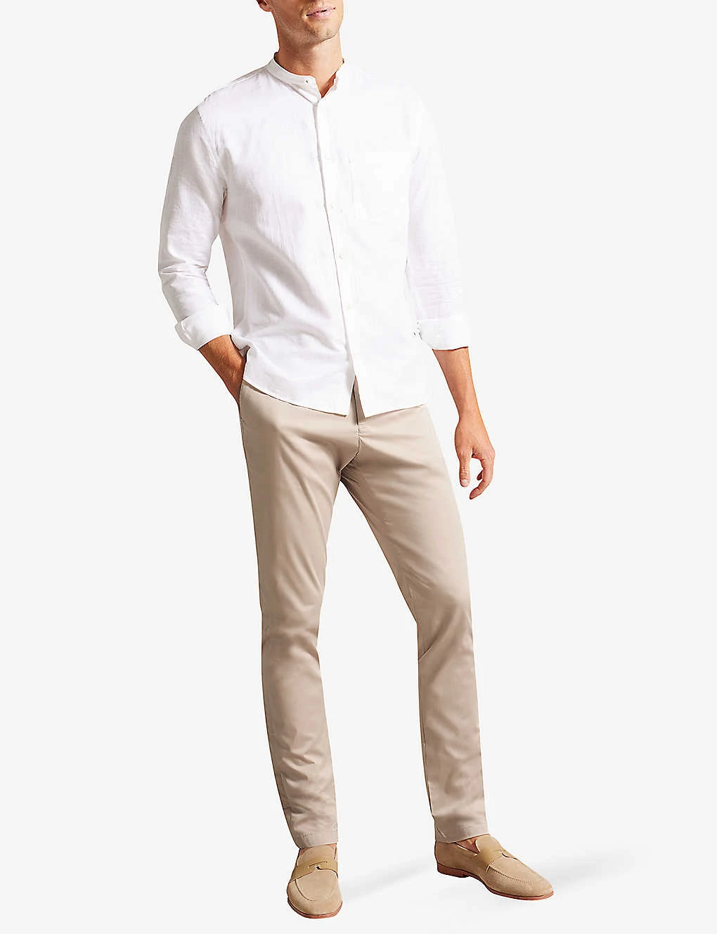 Ted Baker Danay Slim-fit Mid-rise Stretch-cotton Trousers 2 Ted Baker Danay Slim-fit Mid-rise Stretch-cotton Trousers - Image 2